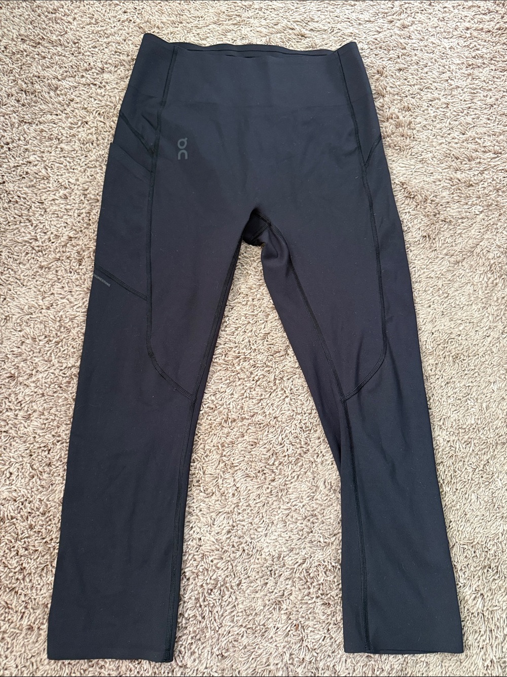 On Running Black Kids Performance Leggings